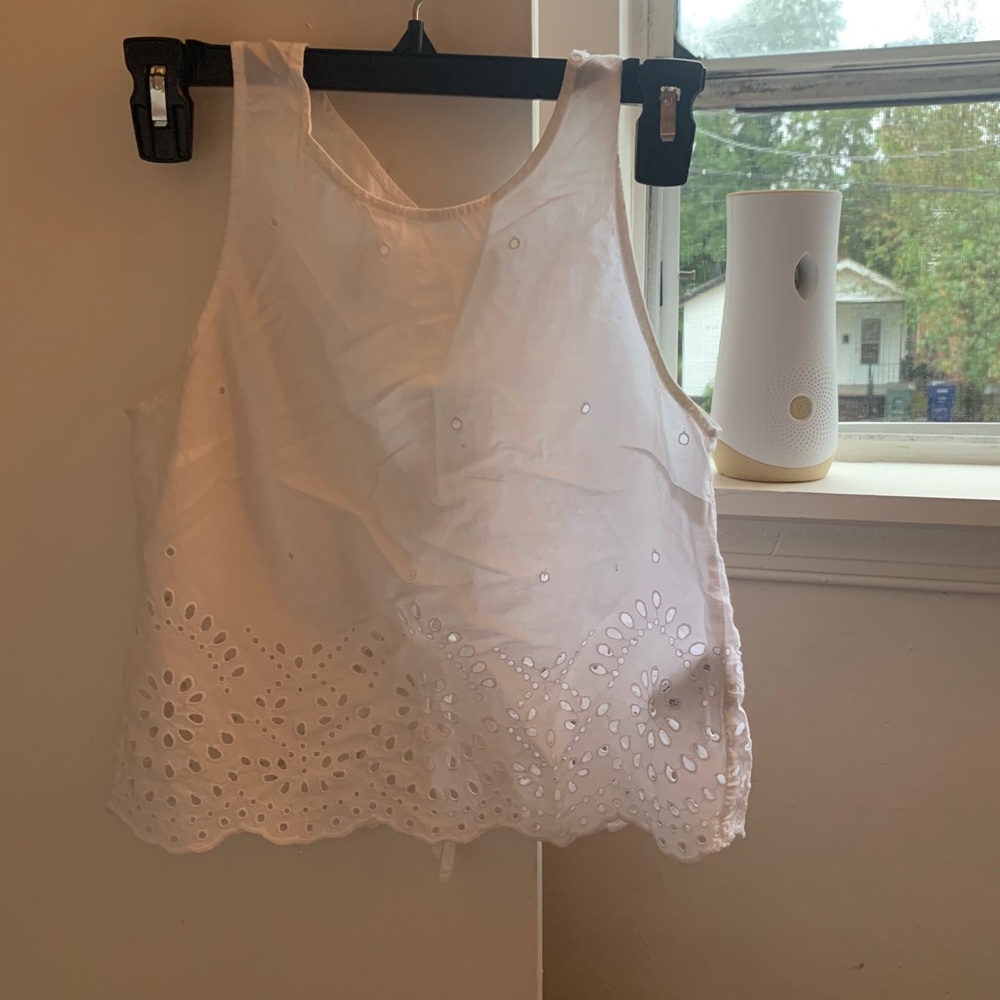 H&M Tank With Lace Detail At Bottom And Back